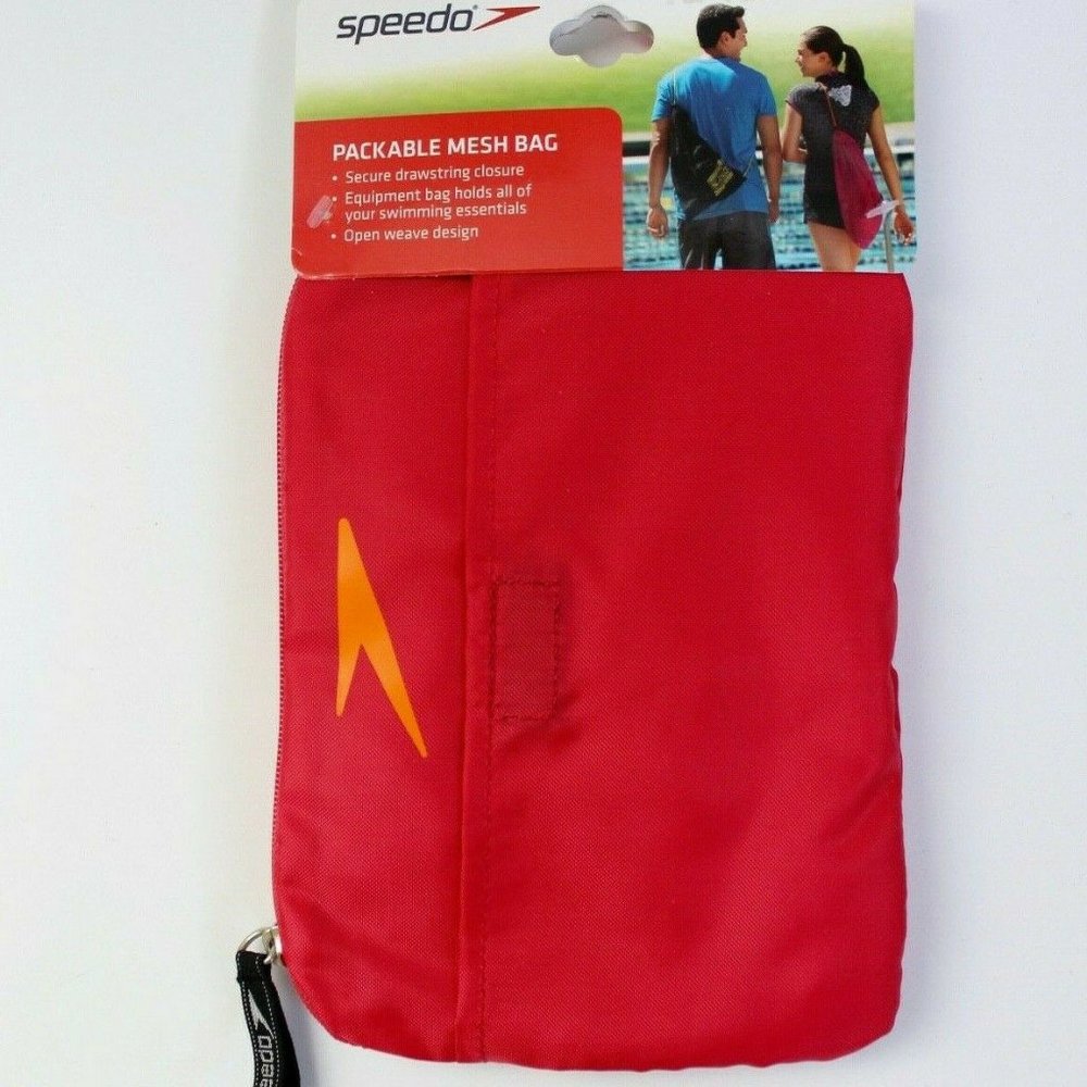 Speedo Packable Mesh Swimming Drawstring Bag